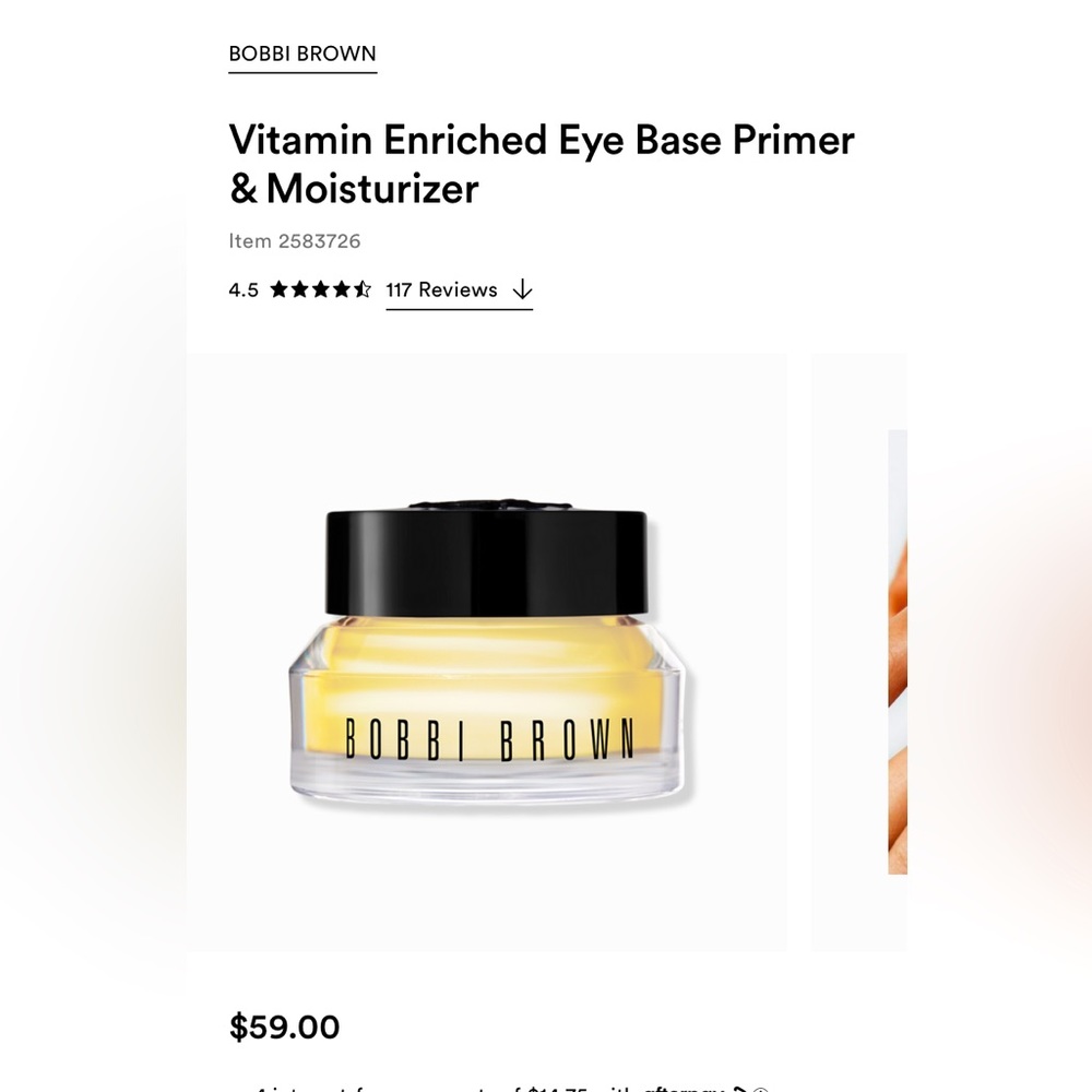 Bobbi Brown under eye moisturizer